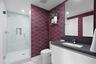 Bathroom 4 offers a designer flair with timeless elegance.