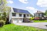 Welcome Home to this Contemporary cape with vinyl and stone front