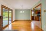 Living room, dining room and kitchen open for entertaining
