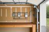 Two car garage with hook up installed for a generator