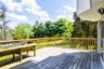 Lower deck from the basement