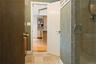 Full bath on the first floor with walk in shower