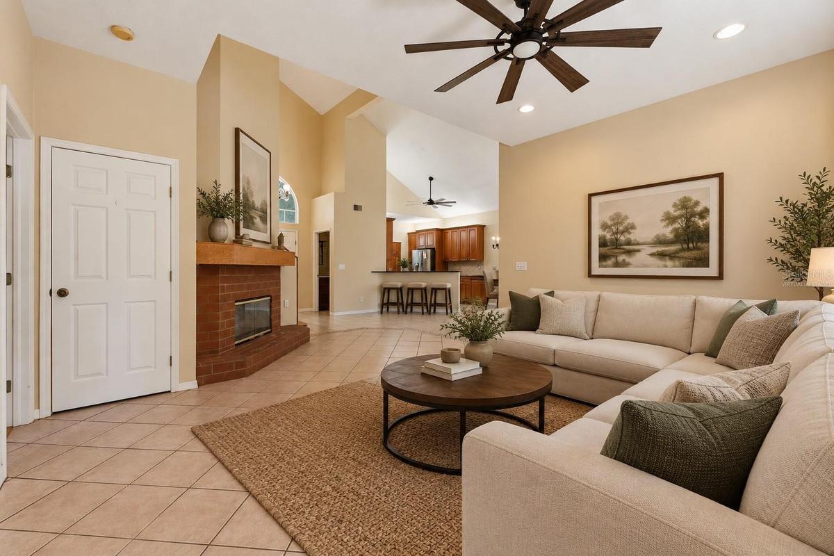 Living Room Virtually Staged