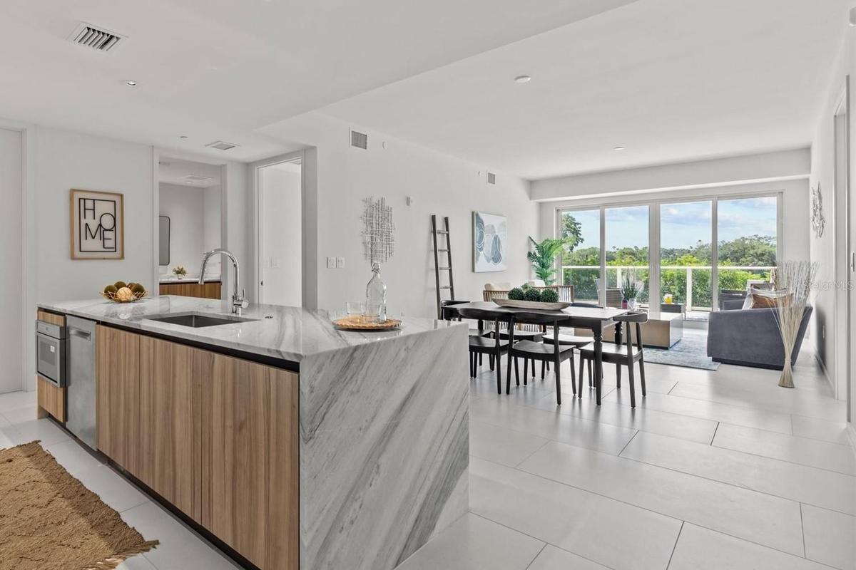open kitchen