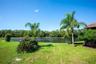 Backyard with pond view