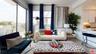 model unit living room