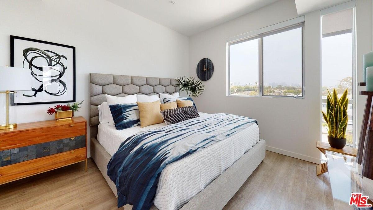model unit bedroom
