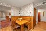 Kitchen with custom banquette