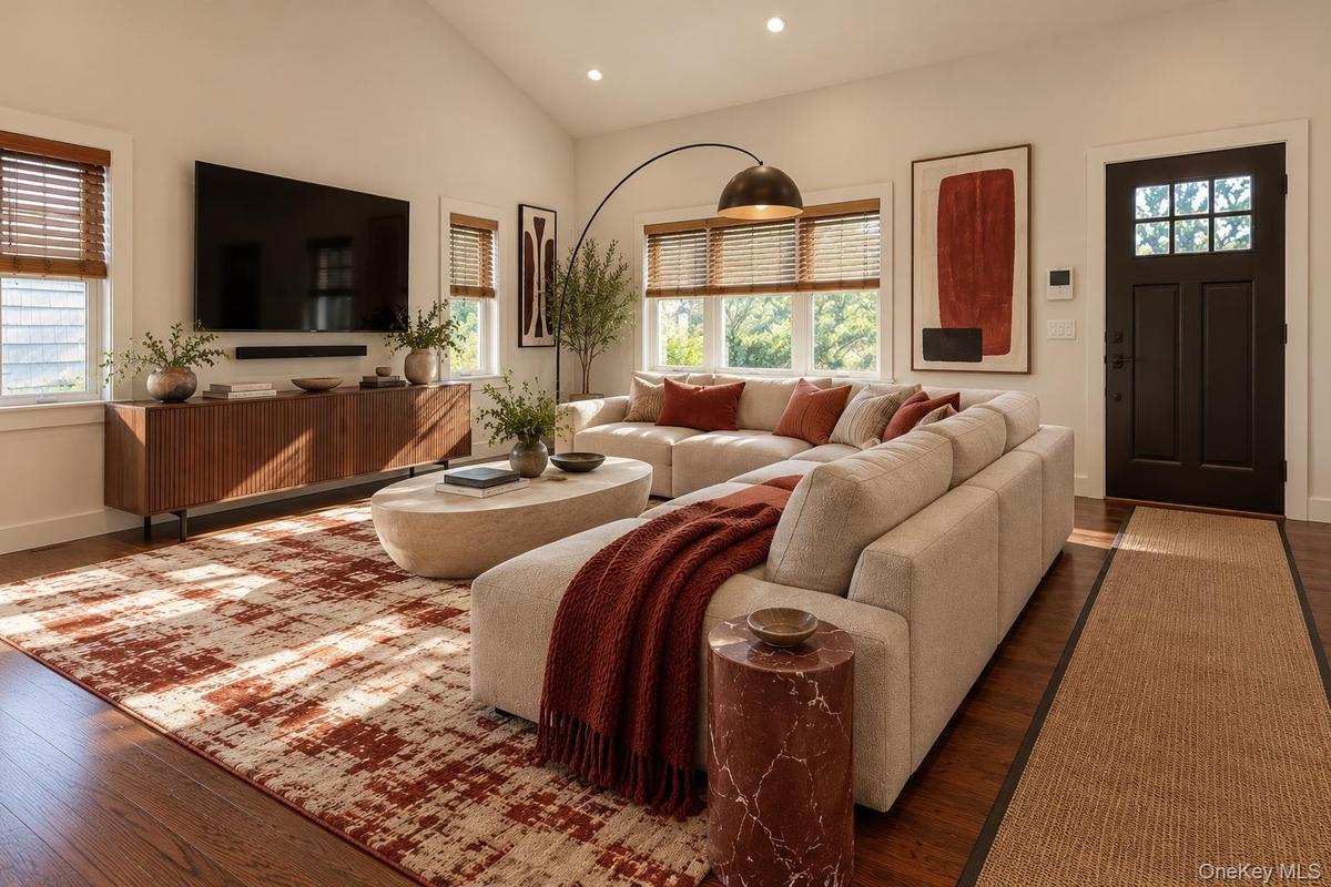 Entry Foyer/Living Room-STAGED