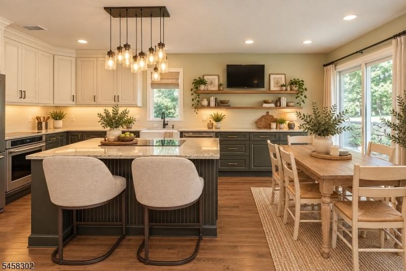 Kitchen- Virtually Staged