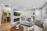Living Room with Fire Place