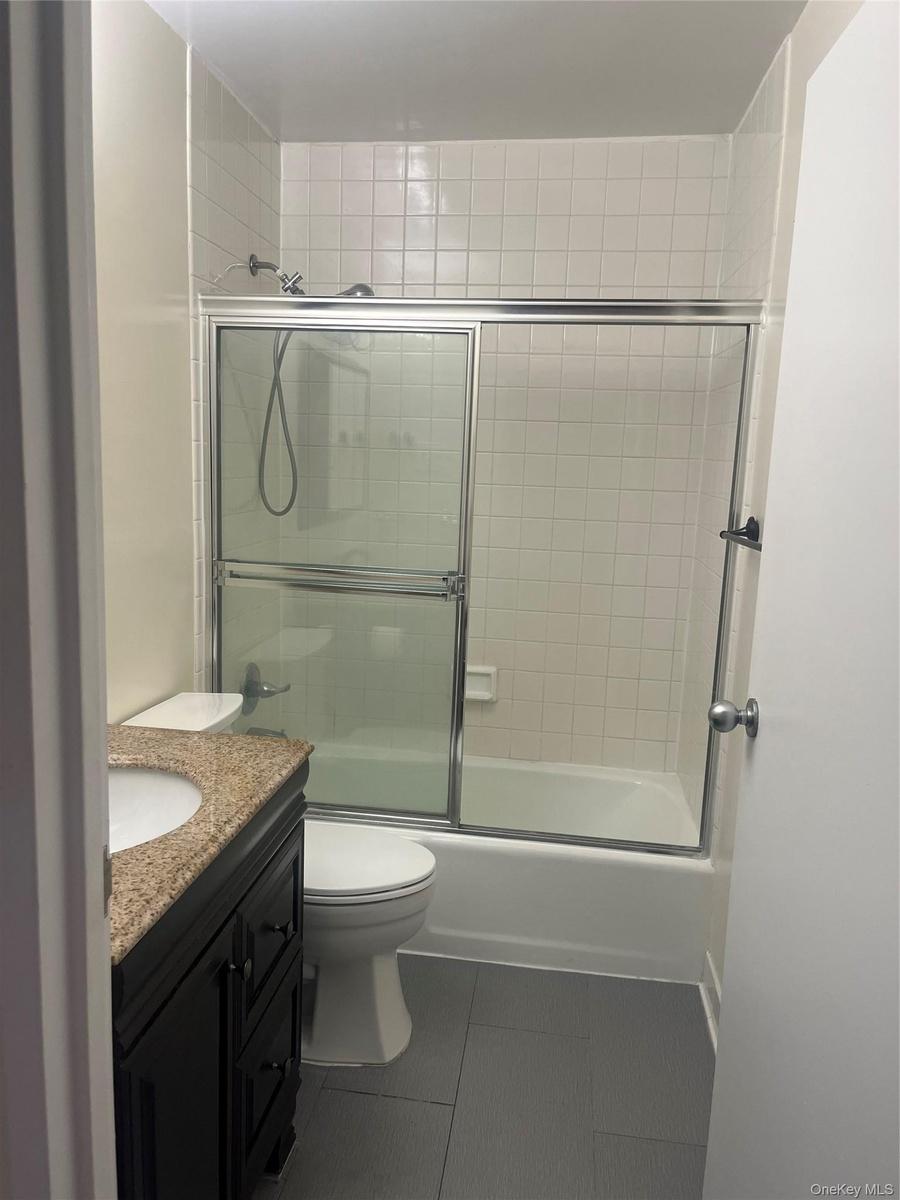 Renovated bathroom.