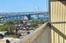 Beautiful bridge view from oversized terrace.