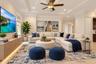 Virtually Staged Family Room