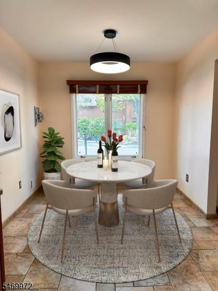 Virtually Staged Kitchen nook