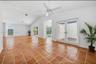 Vaulted ceilings, double-glass door entry