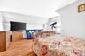 Bright and Sunny 4th Bedroom, located on the 2nd floor. Plenty of space and hardwood flooring!
