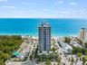 Aerial of beach and Paramount