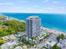 Aerial of beach and Paramount