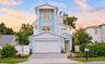 A gate enclosure has since been added for the front door pathway, to create more privacy
