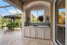 Outdoor Kitchen with Jenn-Air Cook Top & Sink