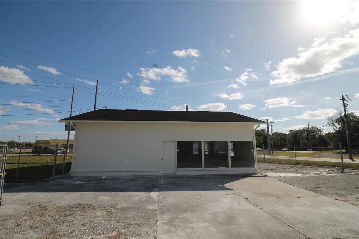 View of the rear of the main office