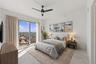 Virtually Staged - Bedroom 2 with en suite bath that inlcudes walk in shower