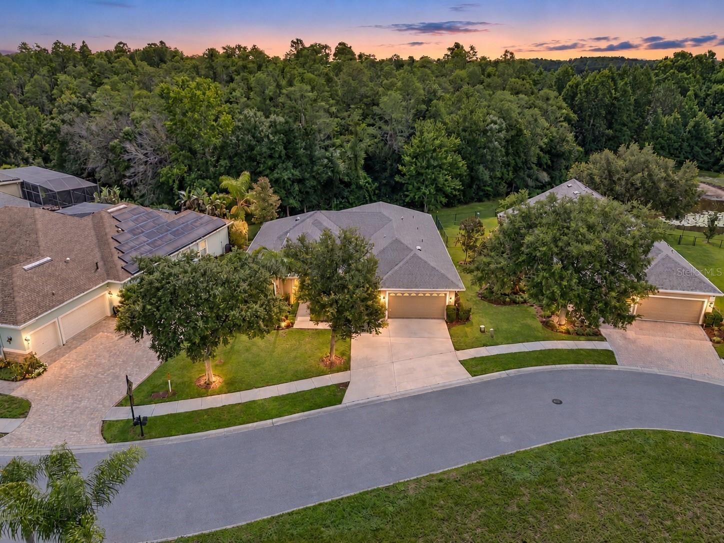 Welcome to this custom-built Grey Hawk at Lake Polo home, perfectly positioned on a quiet cul-de-sac with protected conservation views, exceptional pr
