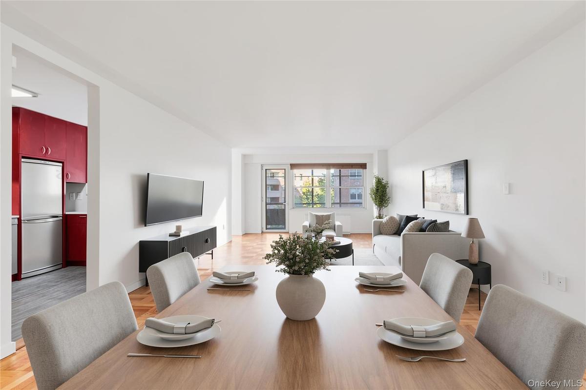 Living/Dining Virtually Staged