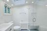 1st Fl, full bathroom, step in shower with seat