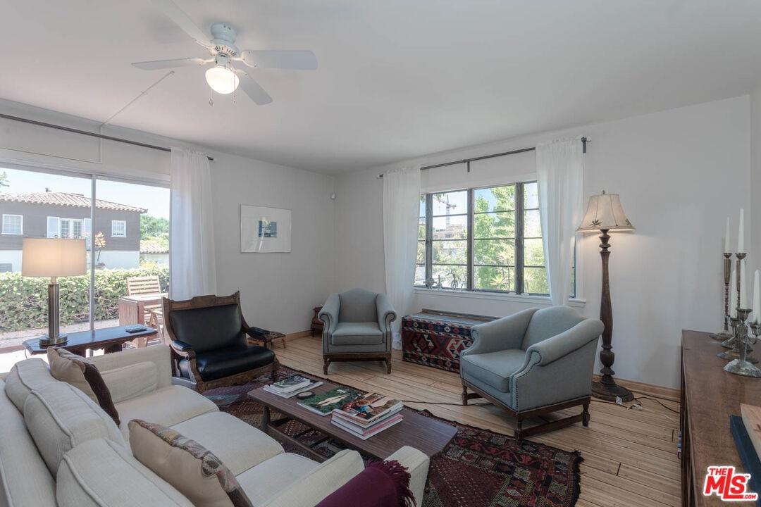 Living Room with Patio Access