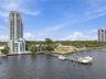 Waterfront residential site featuring a private deep-water dock and bulkhead along an inlet