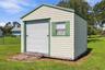Utility storage shed.