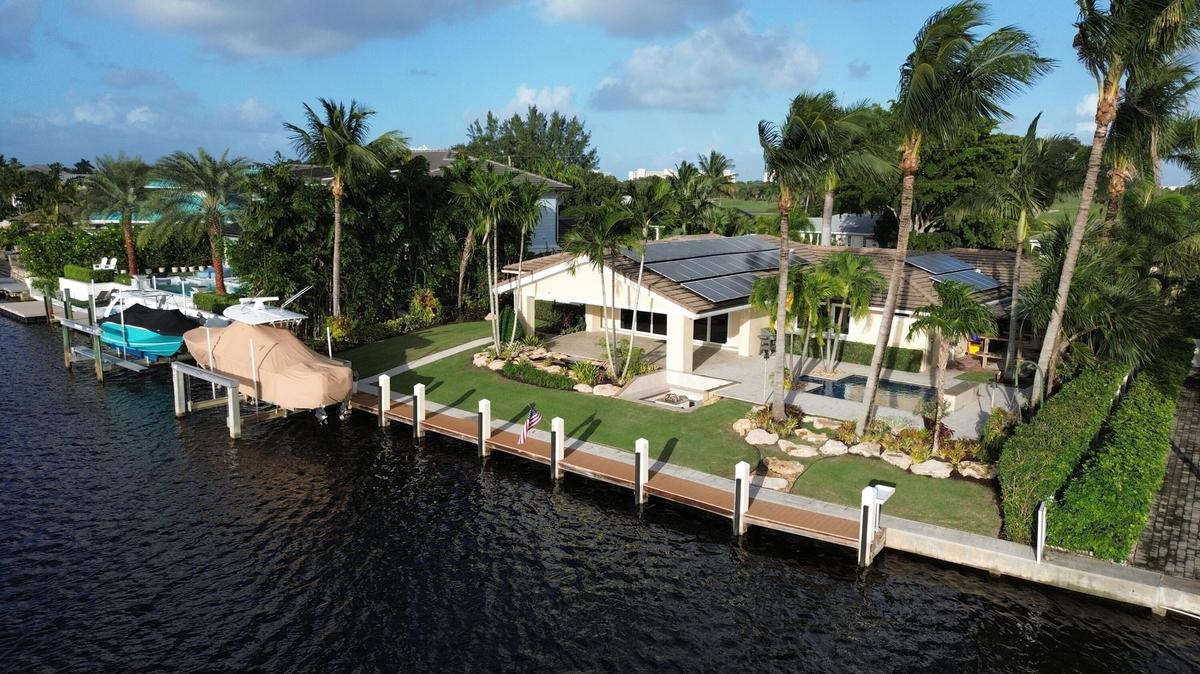 Stunning aerial perspective showcasing the residence and