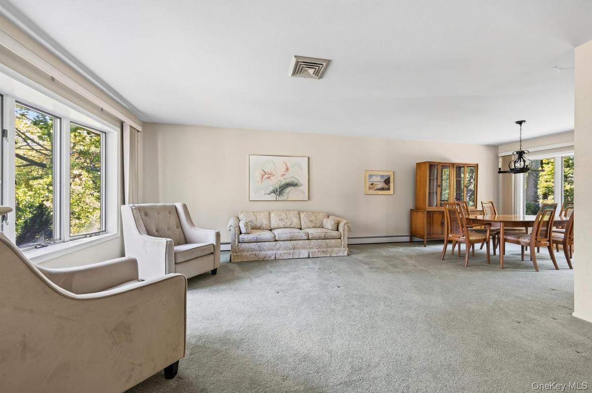 Living room to dining room