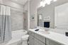 Bathroom with soaking tub