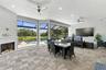 Outdoor Dining and Living Room with ample under ceiling space