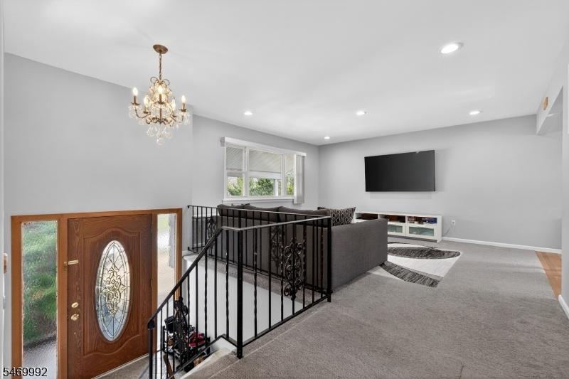 FR with recessed lights
