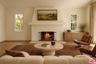 virtually staged, fireplace di