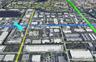 Aerial Site Map. Illustrating the physical location of the property relative to regional transit corridors