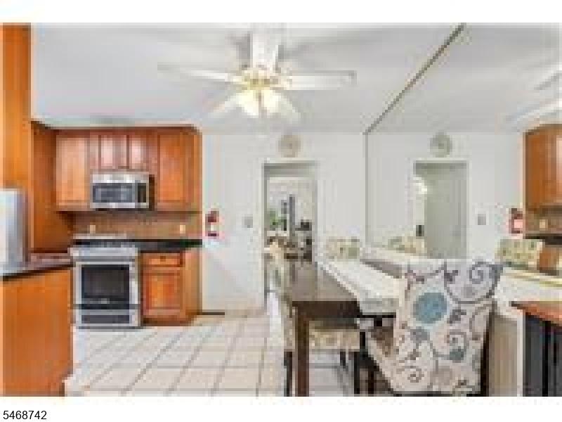 kitchen to dining area