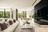 Family Room Linear Fireplace