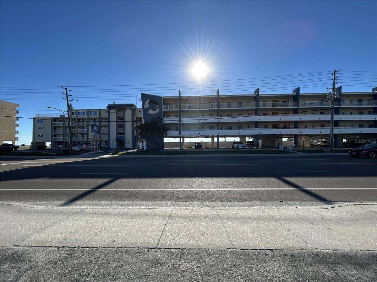 Across Gulf Blvd from site