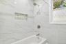 Updated Hall Full  Bath