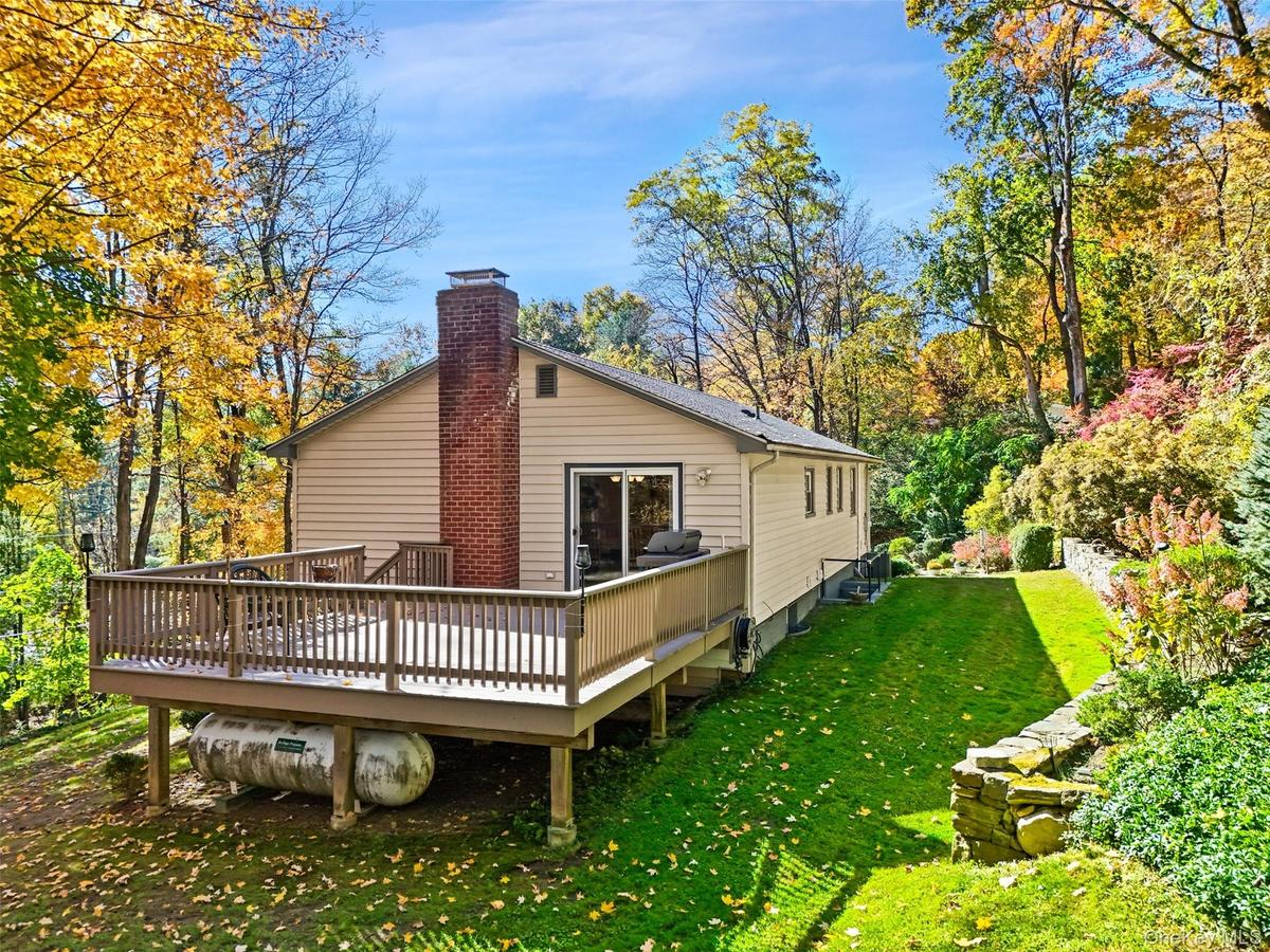 Expansive Deck Of Slider From Dining Room