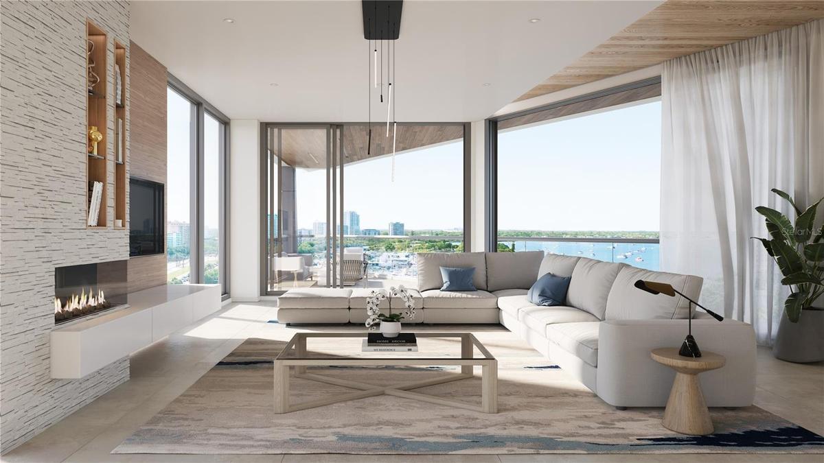 Rendering Residence Great Room