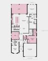 First Floor Plan - Additional Highlights Include: Impact windows, tray ceiling pkg, 8' interior doors, metal stair rails, French doors at study, and o