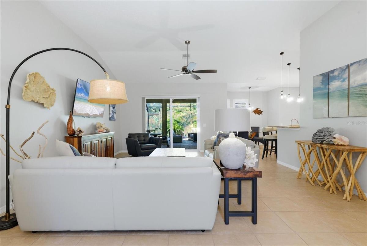 Living Room-Kitchen-Dining Area
