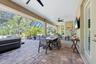 Lanai with Jacuzzi/spa, seating areas and pool