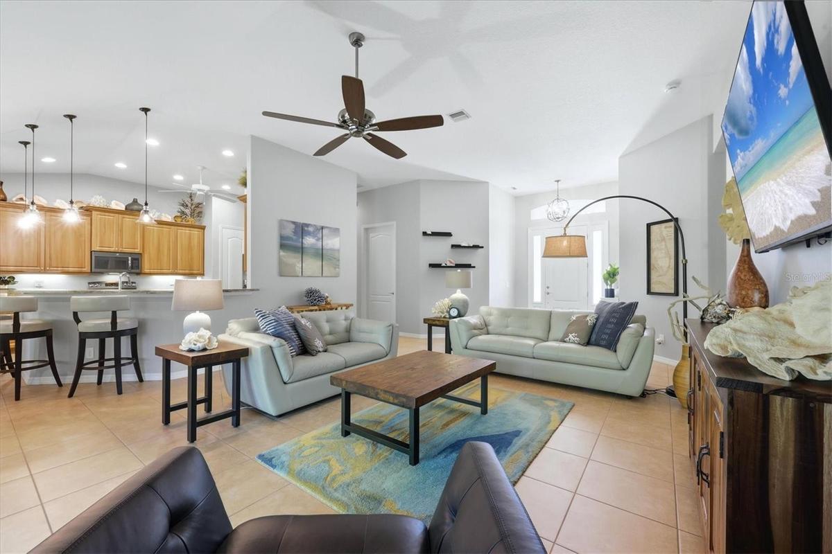 Foyer-Living Room-Kitchen